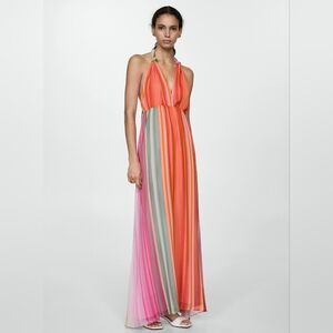 Mango Knot print Maxi dress